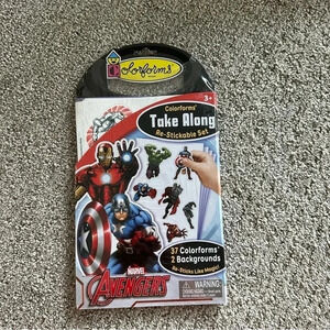 Colorforms Avengers Take Along Set Restickable Marvel Heroes New Sealed